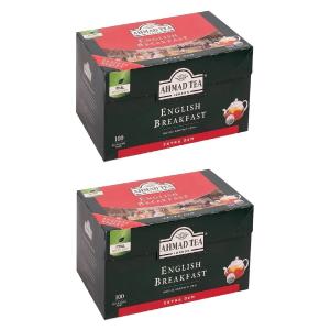 Ahmad Tea English Breakfast Demlik Poşet Çay 100 lü X 2 Adet