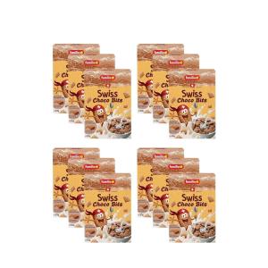 Familia Swiss Choco Bits Çikolata Dolgulu Gevrek 375 Gr. X 12 Adet