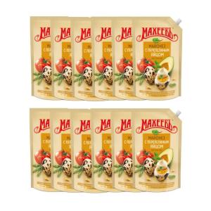 MAHEEV Gurme Bıldırcın Yumurtalı Mayonez 380 Gr. 12 ADET