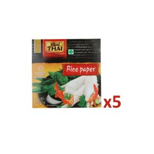 Real Thai Rice Paper Pirinç Yufkası 22 Cm 100 gr 5 Adet